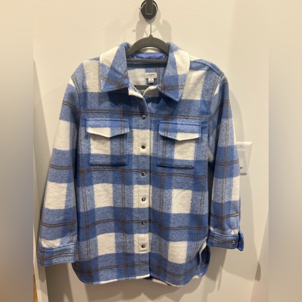 J Crew women’s shacket, new without tags